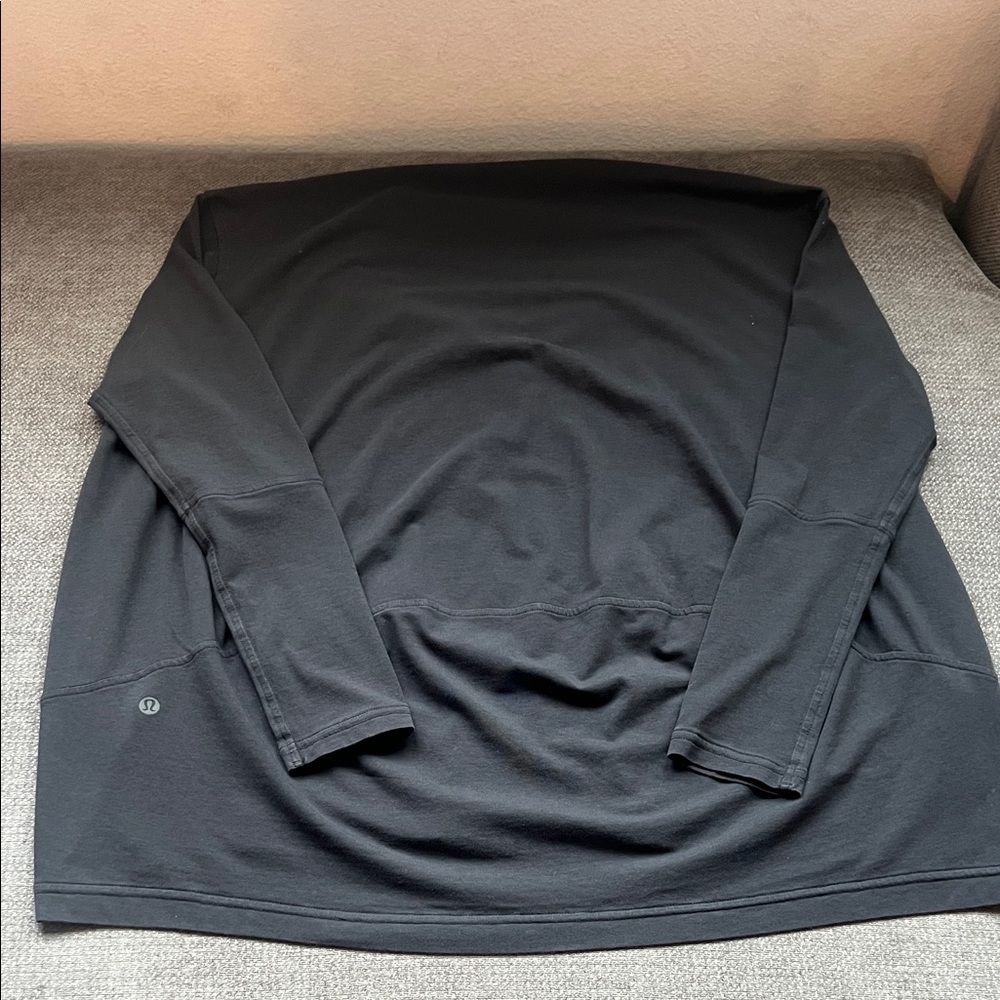 Lululemon Athletica Black V-Neck Top - Picture 4 of 5